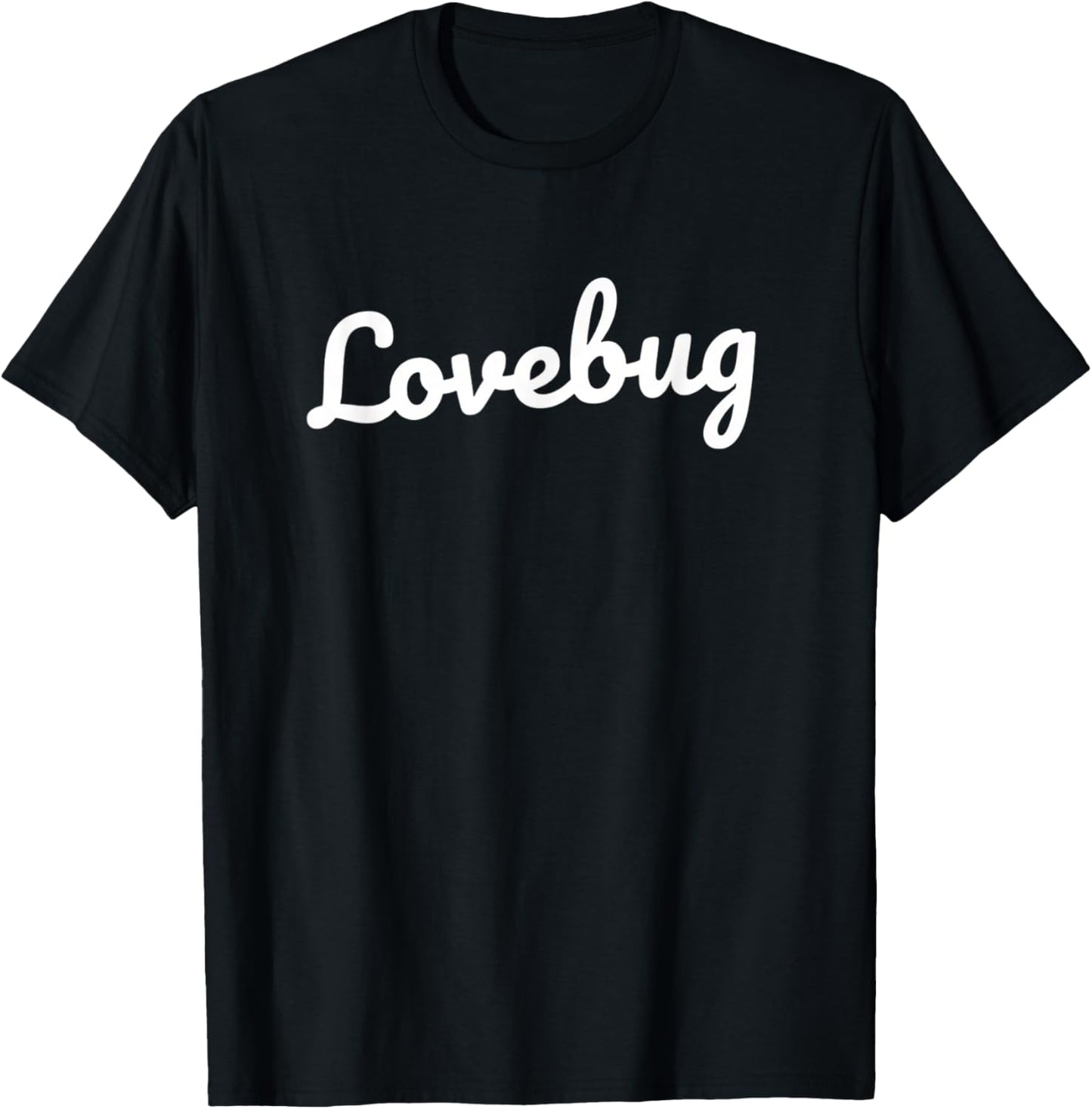 Couples Lovebug Cute Nickname for Partner Matching Romantic T-Shirt - T-Shirt | Black
