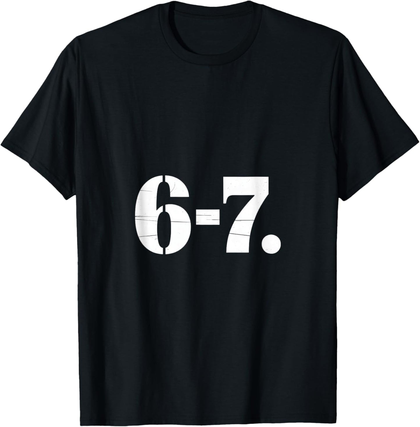 6 7 Season Record Underdog Sports Fan Humor T-Shirt - T-Shirt | Black