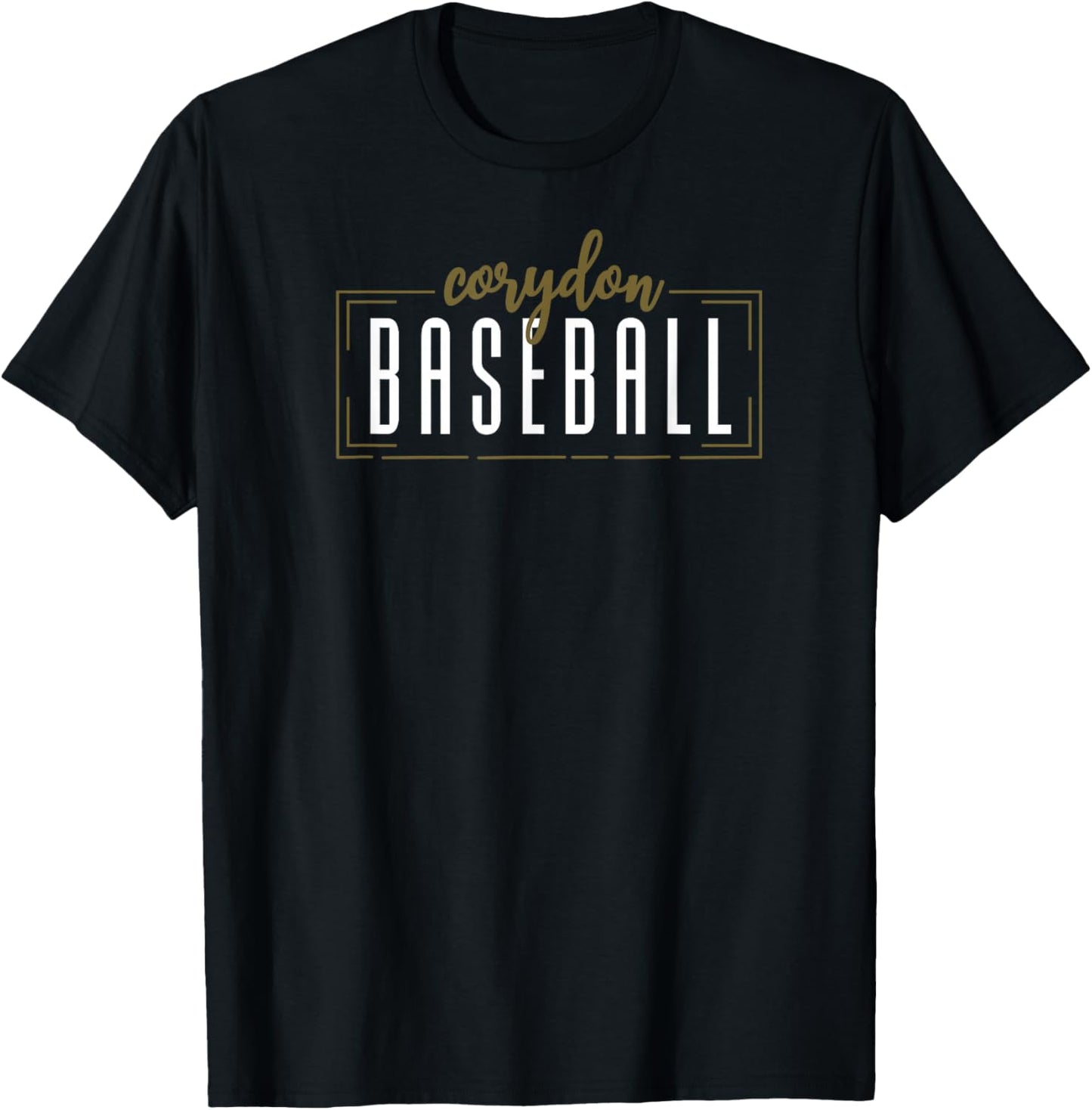 Corydon Baseball School Spirit Indiana T-Shirt - T-Shirt | Black