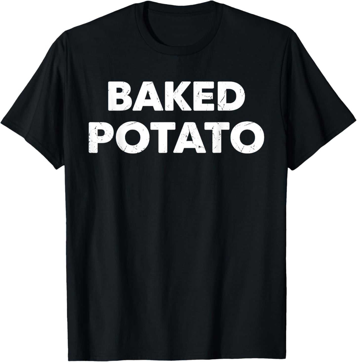 Baked Potato Couch Potato Couple Matching Thanksgiving T-Shirt - T-Shirt | Black