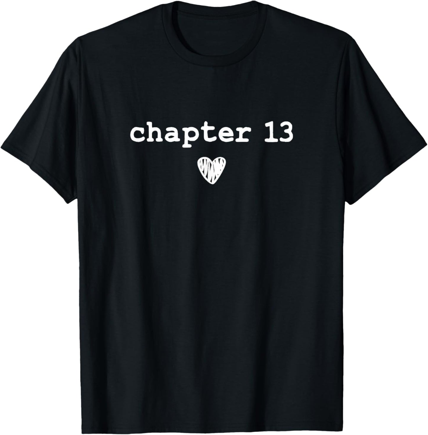 Chapter 13 | Book Lovers Readers & Authors 13th Birthday T-Shirt - T-Shirt | Black
