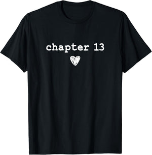 Chapter 13 | Book Lovers Readers & Authors 13th Birthday T-Shirt - T-Shirt | Black