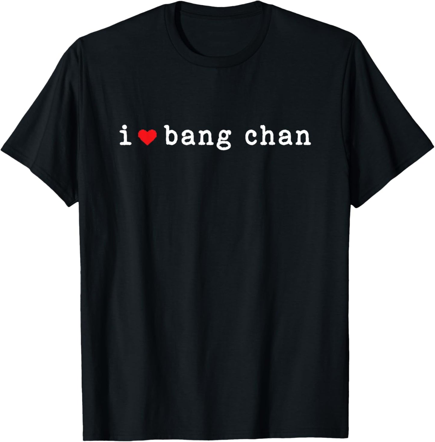 I Love Bang chan I Heart Bang chan T-Shirt - T-Shirt | Black