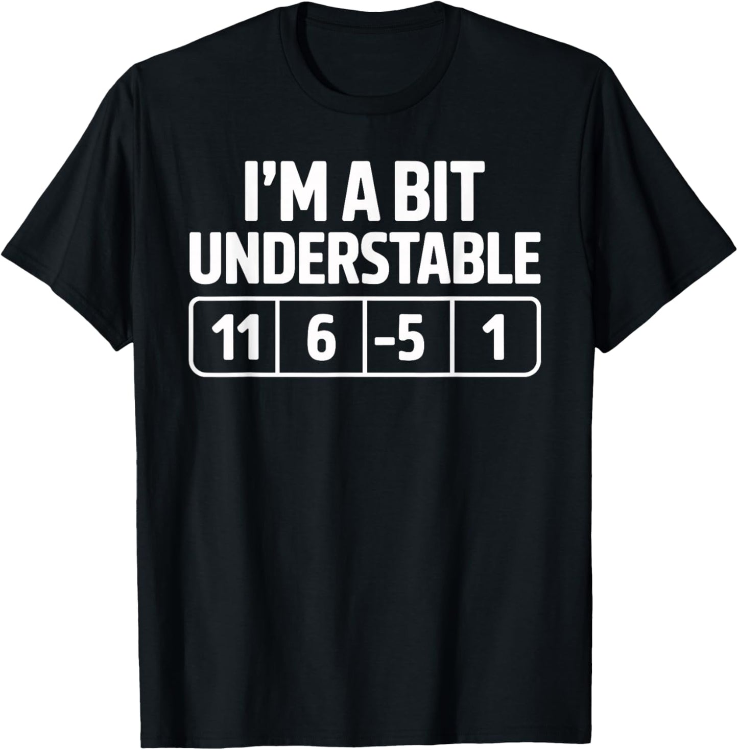 I'm a Bit Understable Golf Player Golfing Golfer Joke T-Shirt - T-Shirt | Black