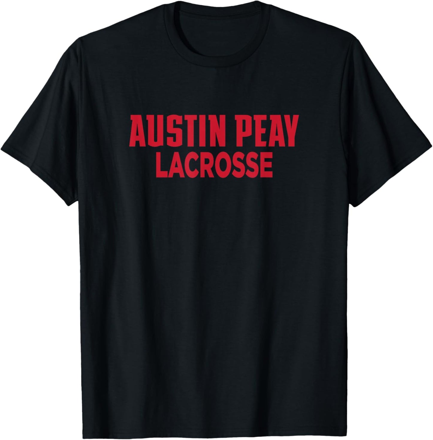 Austin Peay State University Governors Lacrosse NCAA AP18 T-Shirt - T-Shirt | Black