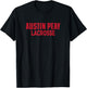 Austin Peay State University Governors Lacrosse NCAA AP18 T-Shirt - T-Shirt | Black