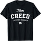 Team Creed Lifetime Member - Funny Name Creed T-Shirt - T-Shirt | Black