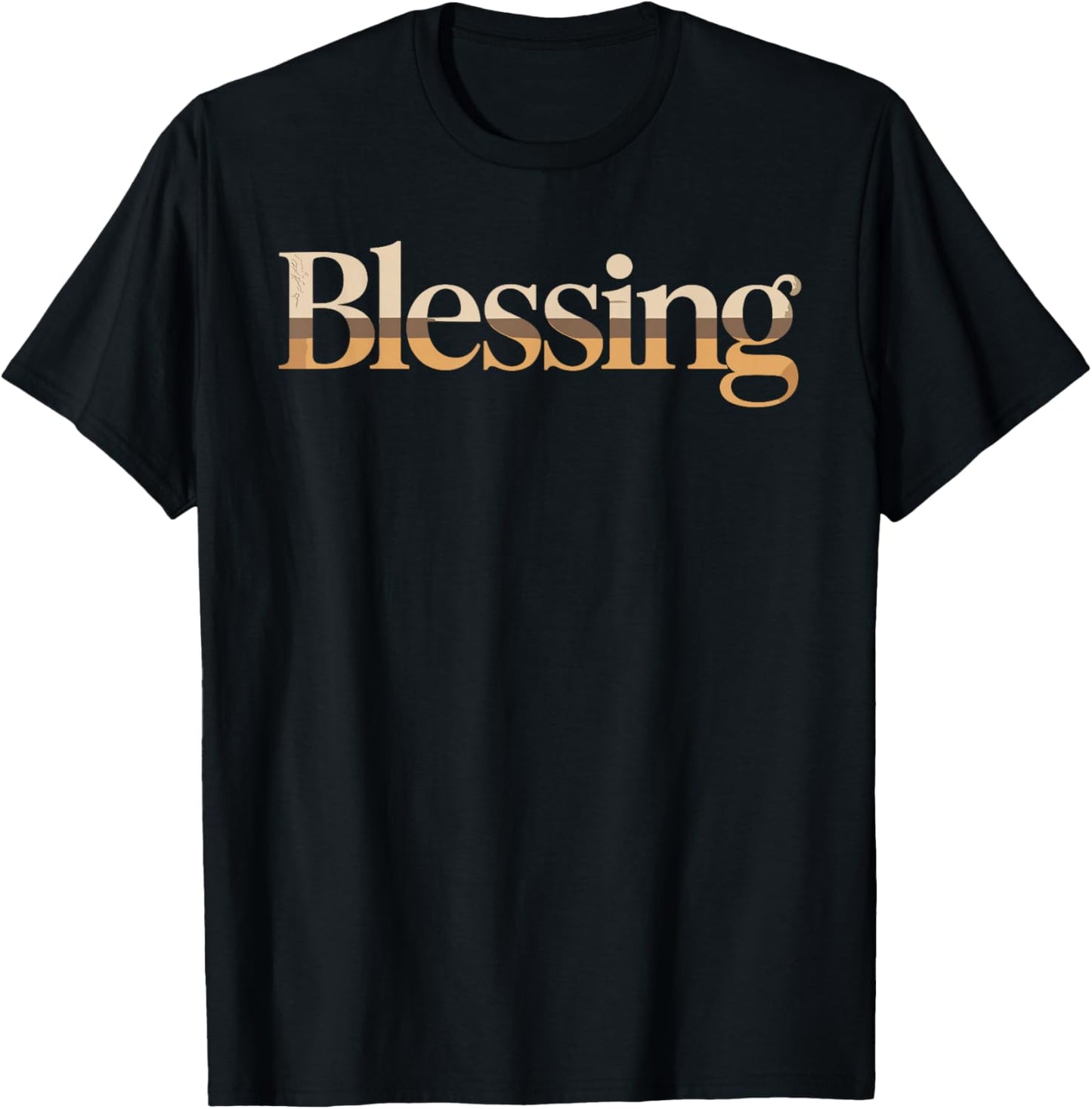 Shirt That Says Blessing Simple Thanksgiving T-Shirt - T-Shirt | Black