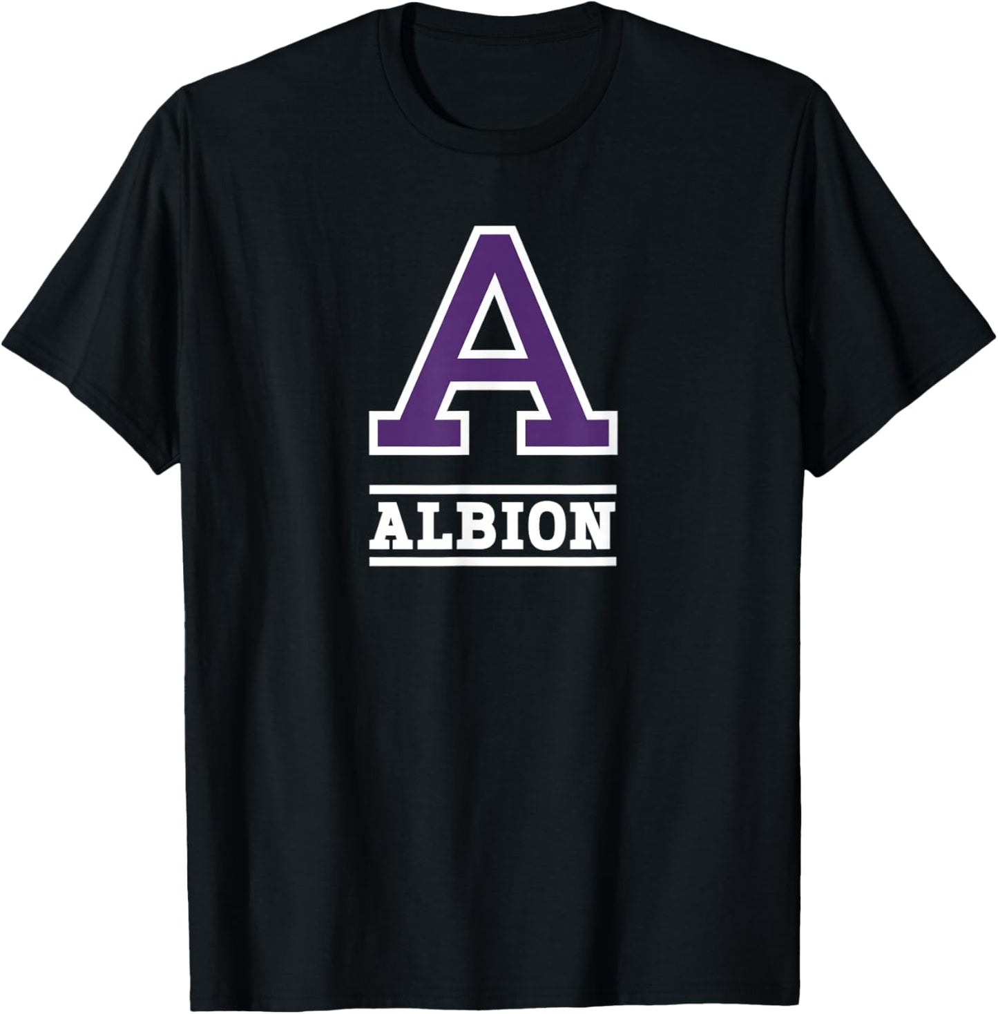 Albion College Britons Primary Logo T-Shirt - T-Shirt | Black