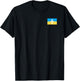 Licensed Sigma Chi Flag Left Chest T-Shirt - T-Shirt | Black