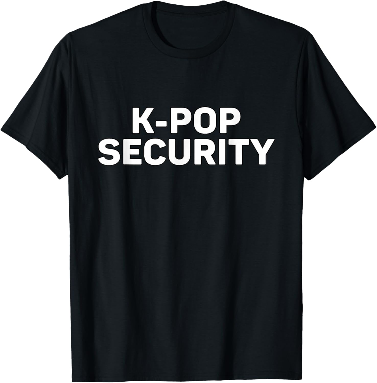 K-Pop Security Mom Dad Funny Halloween Costume T-Shirt - T-Shirt | Black