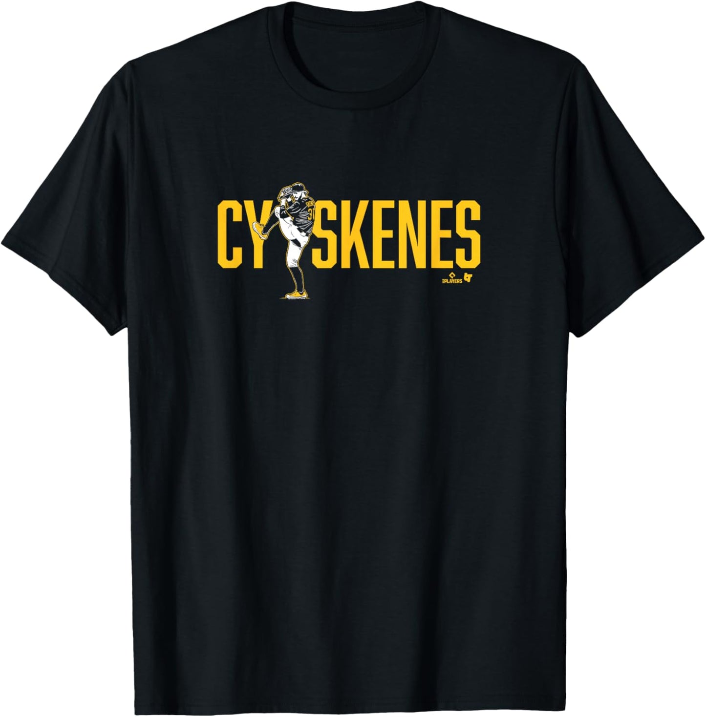 Paul Skenes - Cy Skenes - Pittsburgh Baseball T-Shirt - T-Shirt | Black