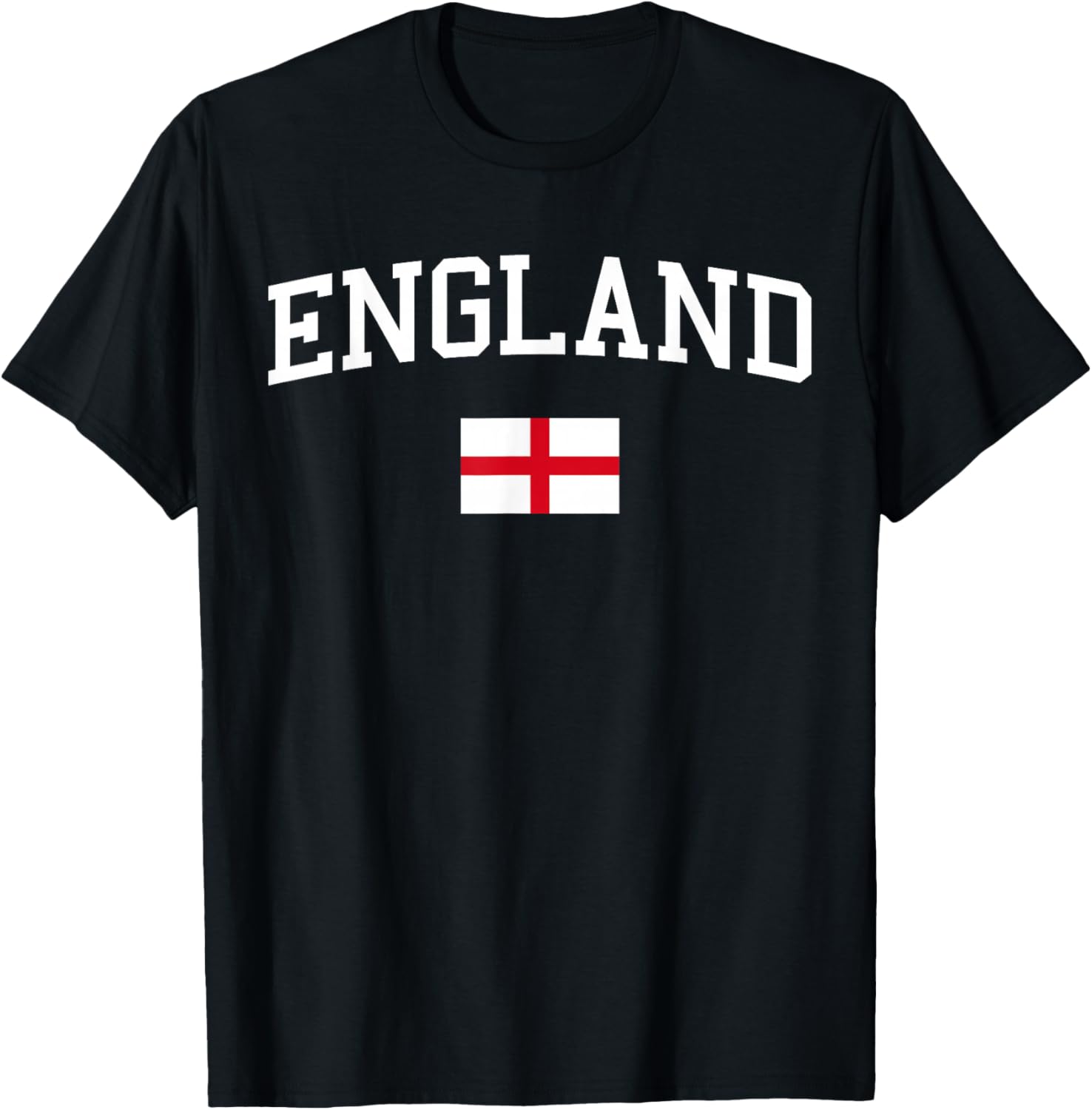 English Flag Men Women Kids England T-Shirt - T-Shirt | Black