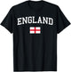 English Flag Men Women Kids England T-Shirt - T-Shirt | Black