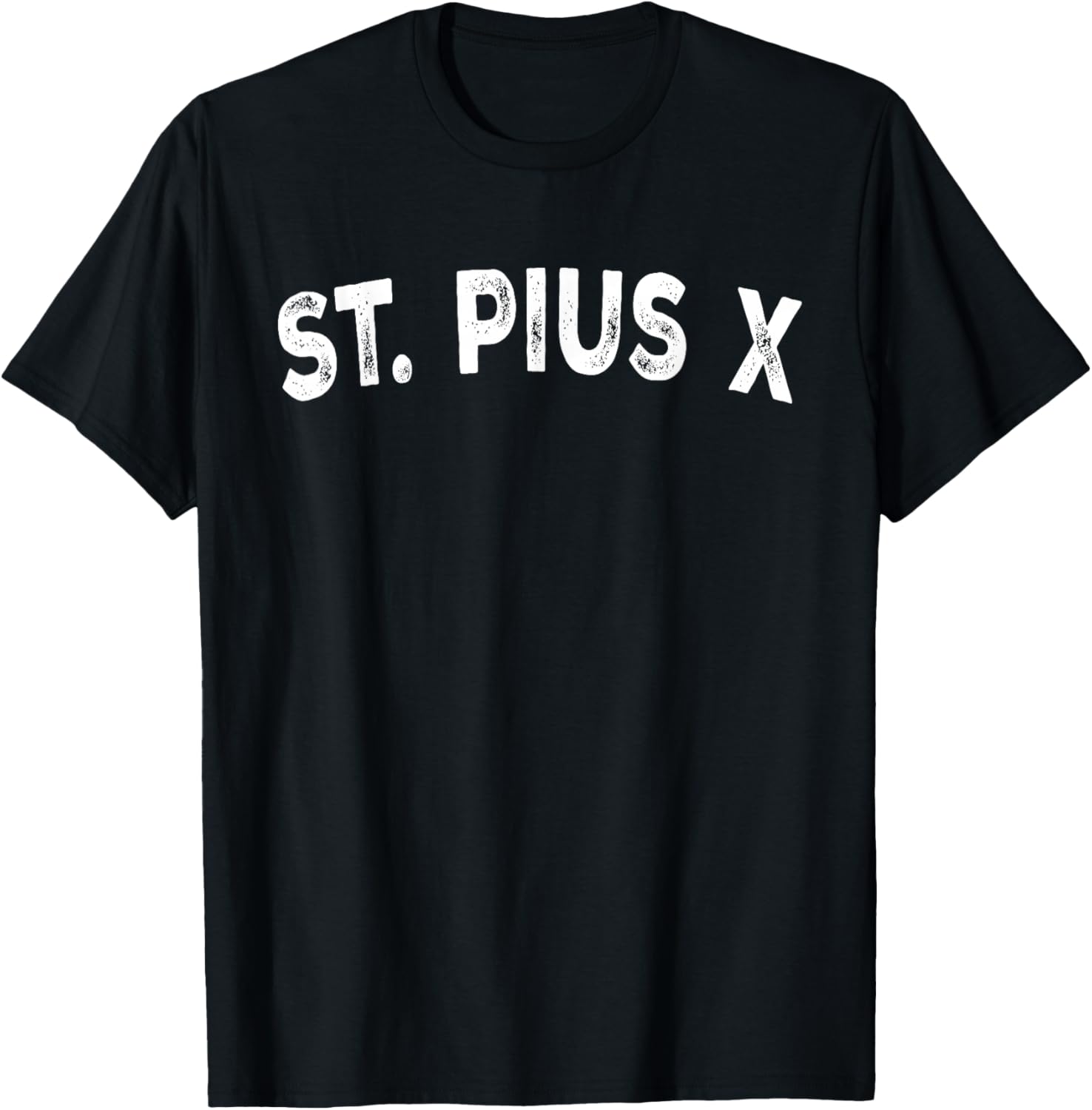 St. Pius X T-Shirt - T-Shirt | Black