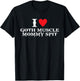 I Love Goth Muscle, Mommy Spit T-Shirt - T-Shirt | Black