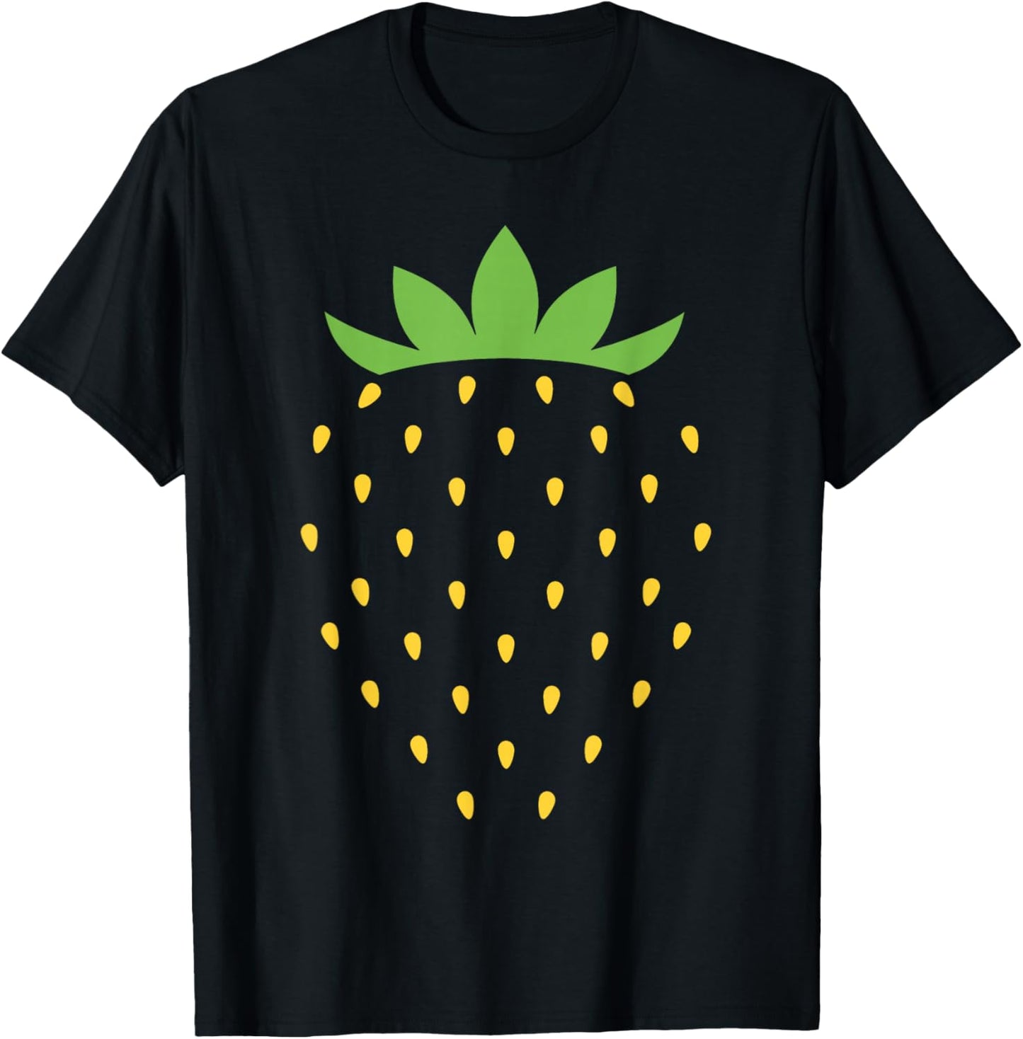 Strawberry Costume Halloween Fruit Salad Lover T-Shirt - T-Shirt | Black