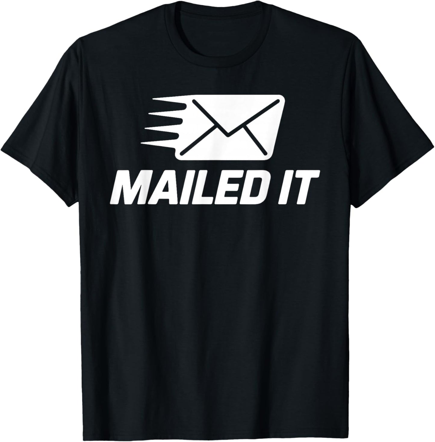 Funny Mailman Design Women Postal Worker Gag Mailman T-Shirt - T-Shirt | Black