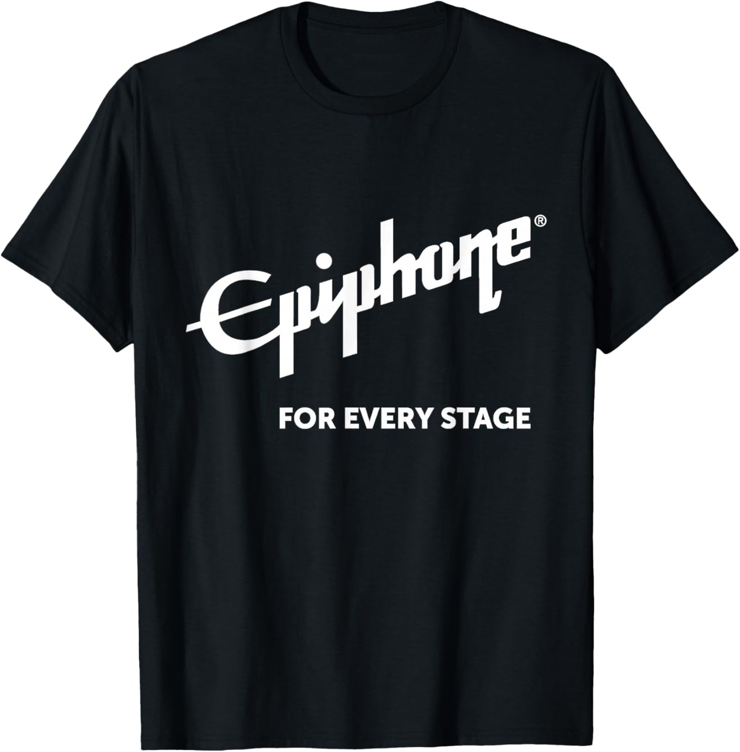 Epiphone Stage White T-Shirt - T-Shirt | Black