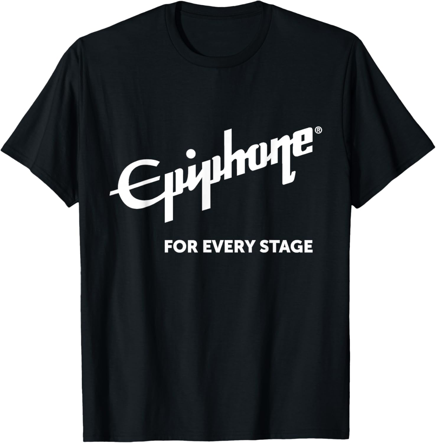 Epiphone Stage White T-Shirt - T-Shirt | Black
