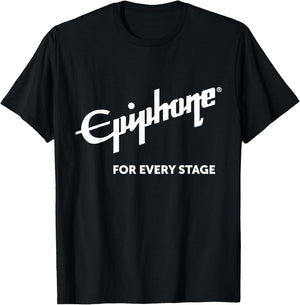 Epiphone Stage White T-Shirt - T-Shirt | Black