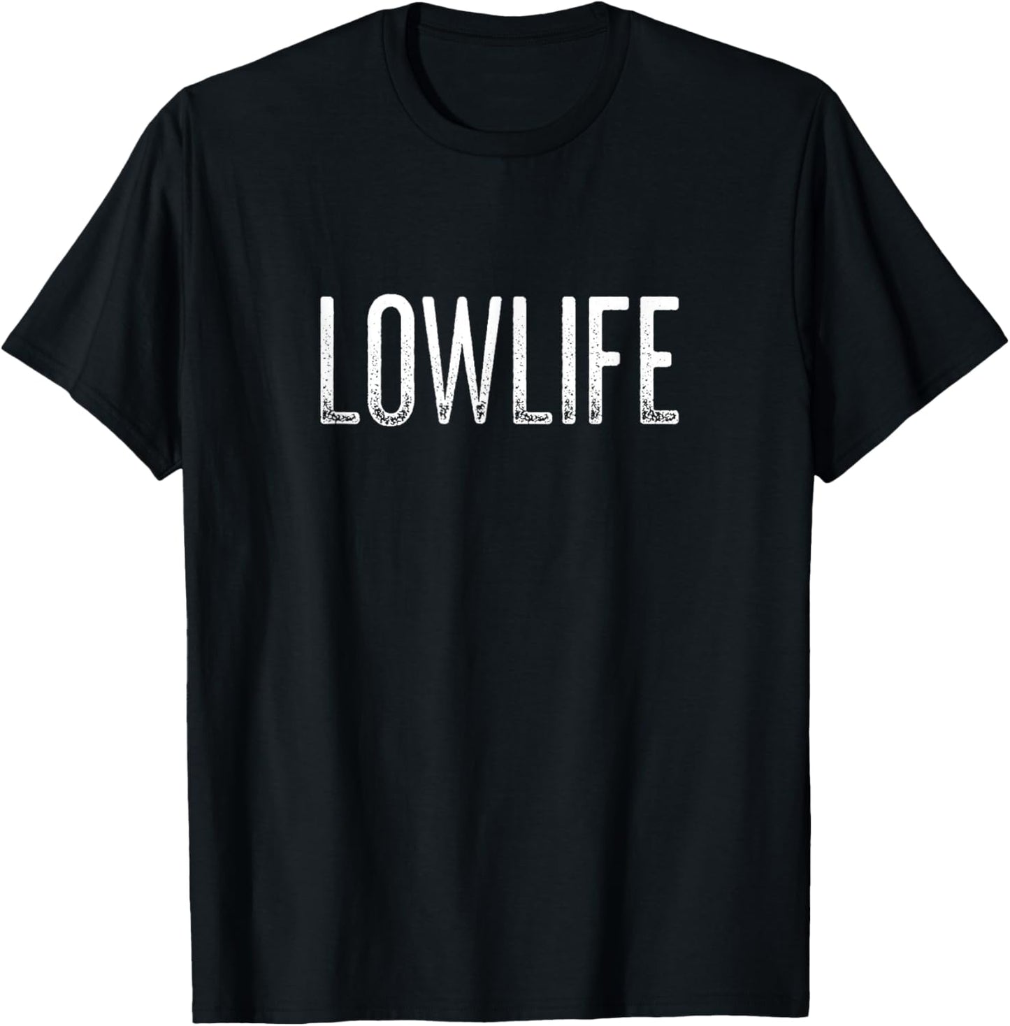 Lowlife - Retro Style T-Shirt - T-Shirt | Black