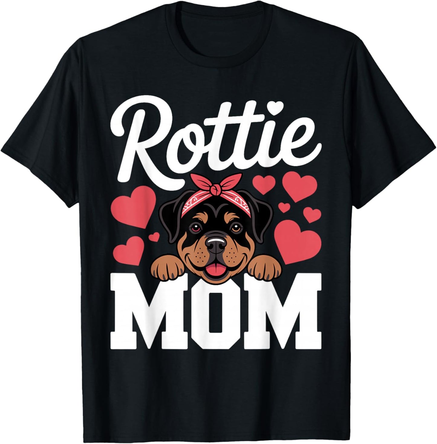 Best Rottweiler Design Girls Rottie Dog Rottweiler T-Shirt - T-Shirt | Black