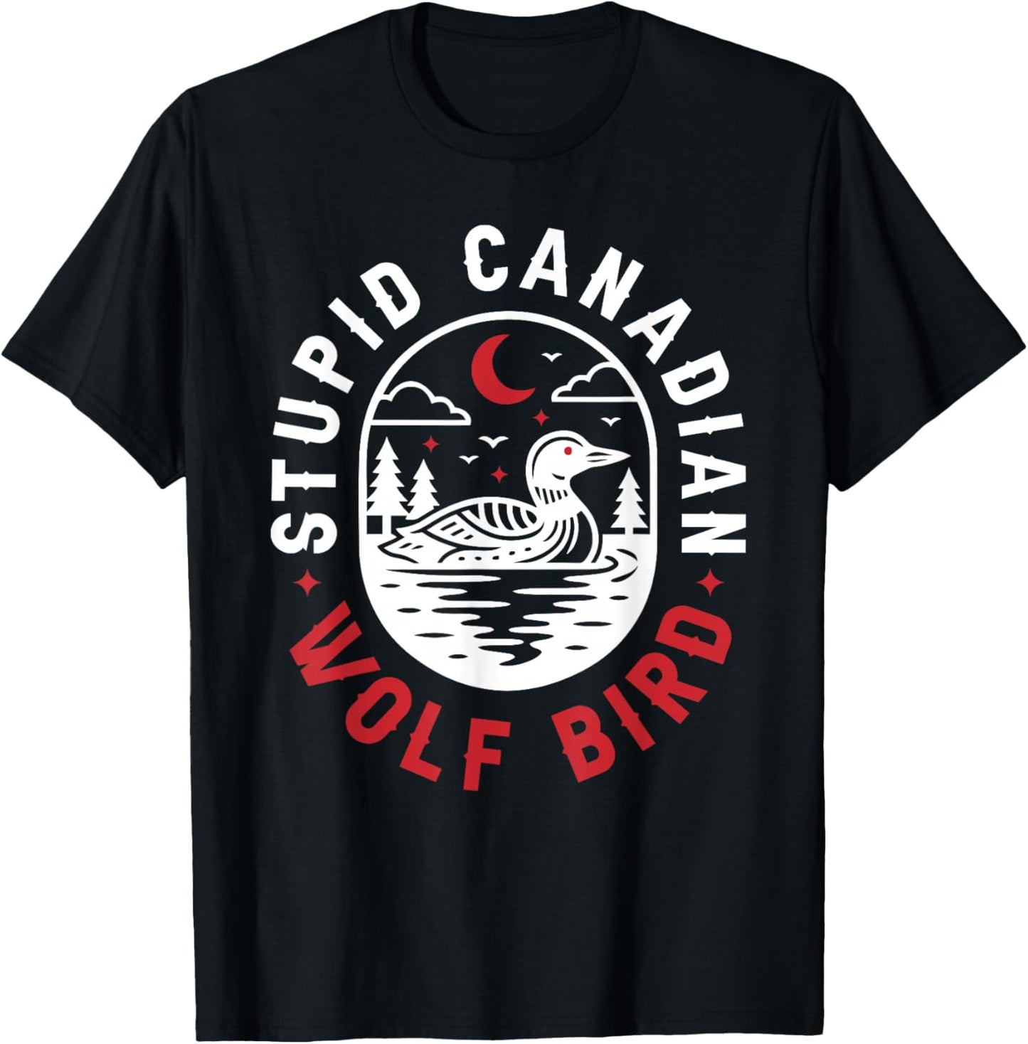 Sarcastic Loon Bird T-Shirt - T-Shirt | Black