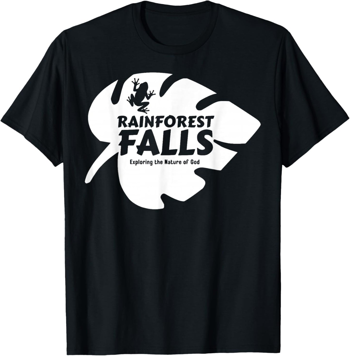 Rainforest Falls VBS 2026 Exploring The Nature of God Bible T-Shirt - T-Shirt | Black