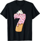 #7 Jersey Uniform Drip Teen Slang, Funny Ice Cream, 7th T-Shirt - T-Shirt | Black