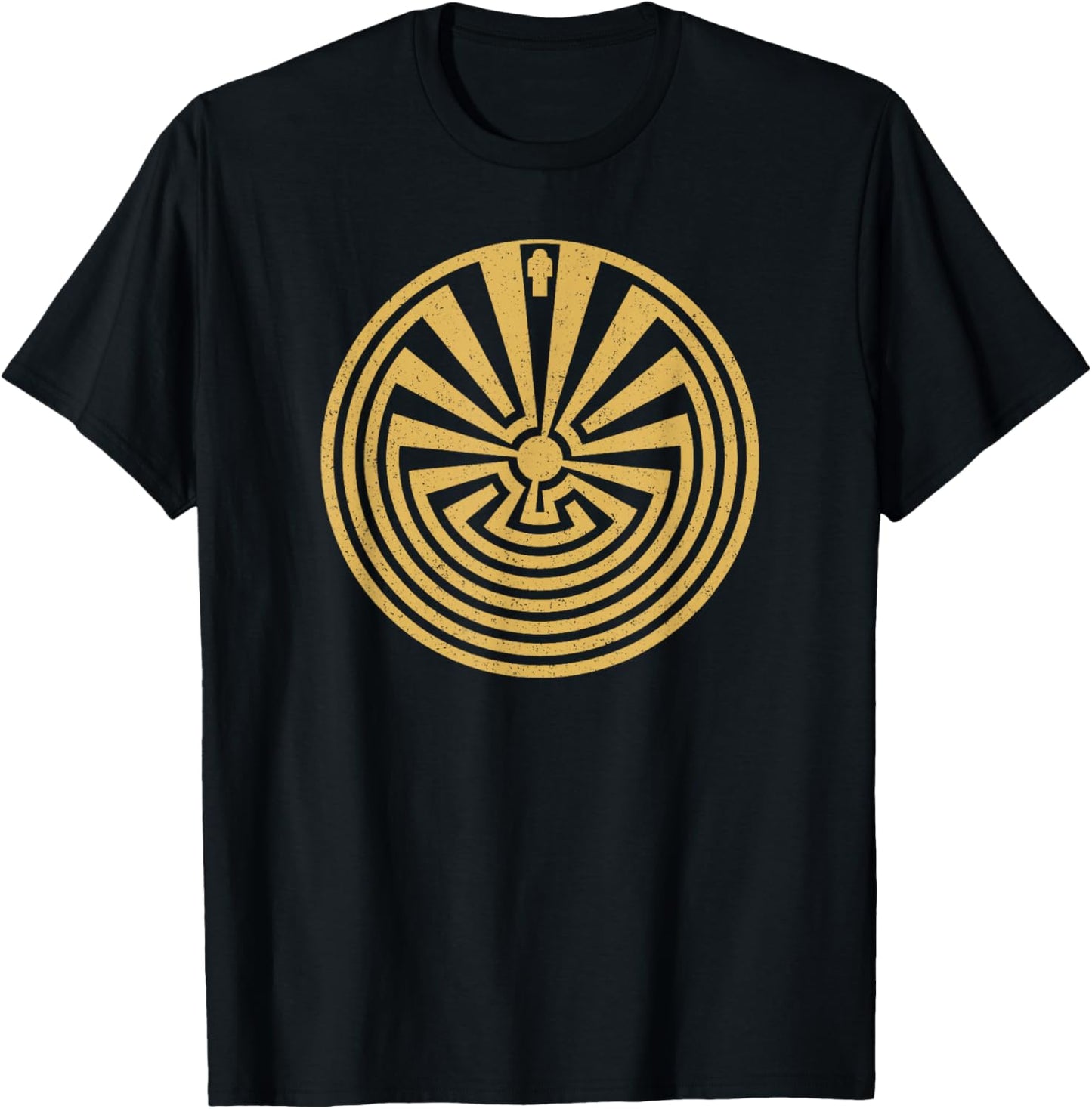 Tohono O'Odham Native American Symbol T-Shirt - T-Shirt | Black