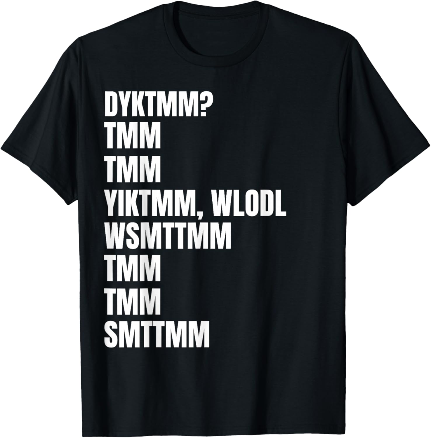 Dyktmm T-Shirt - T-Shirt | Black