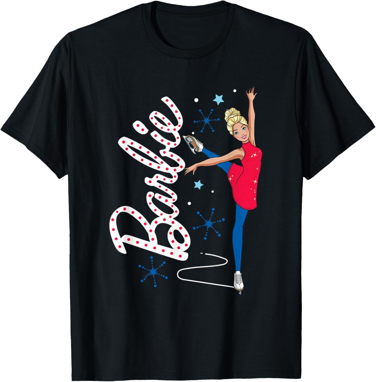 Barbie Ice Skating T-Shirt - T-Shirt | Black
