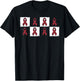 Ribbon- Multiple Myeloma Cancer Awareness Supporter T-Shirt - T-Shirt | Black