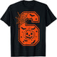 Funny 67 Six Seven Meme Couple Matching Halloween Costume T-Shirt - T-Shirt | Black