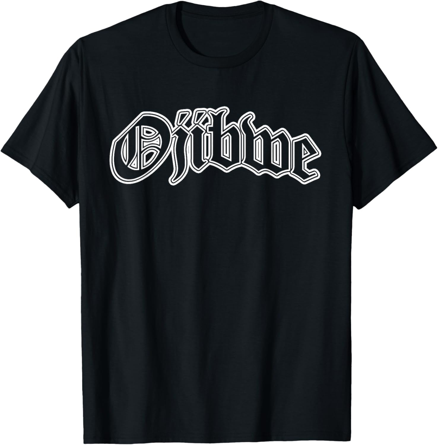 Ojibwe Native American Indian T-Shirt - T-Shirt | Black