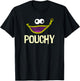 Pouchy Minimalist Funny T-Shirt - T-Shirt | Black