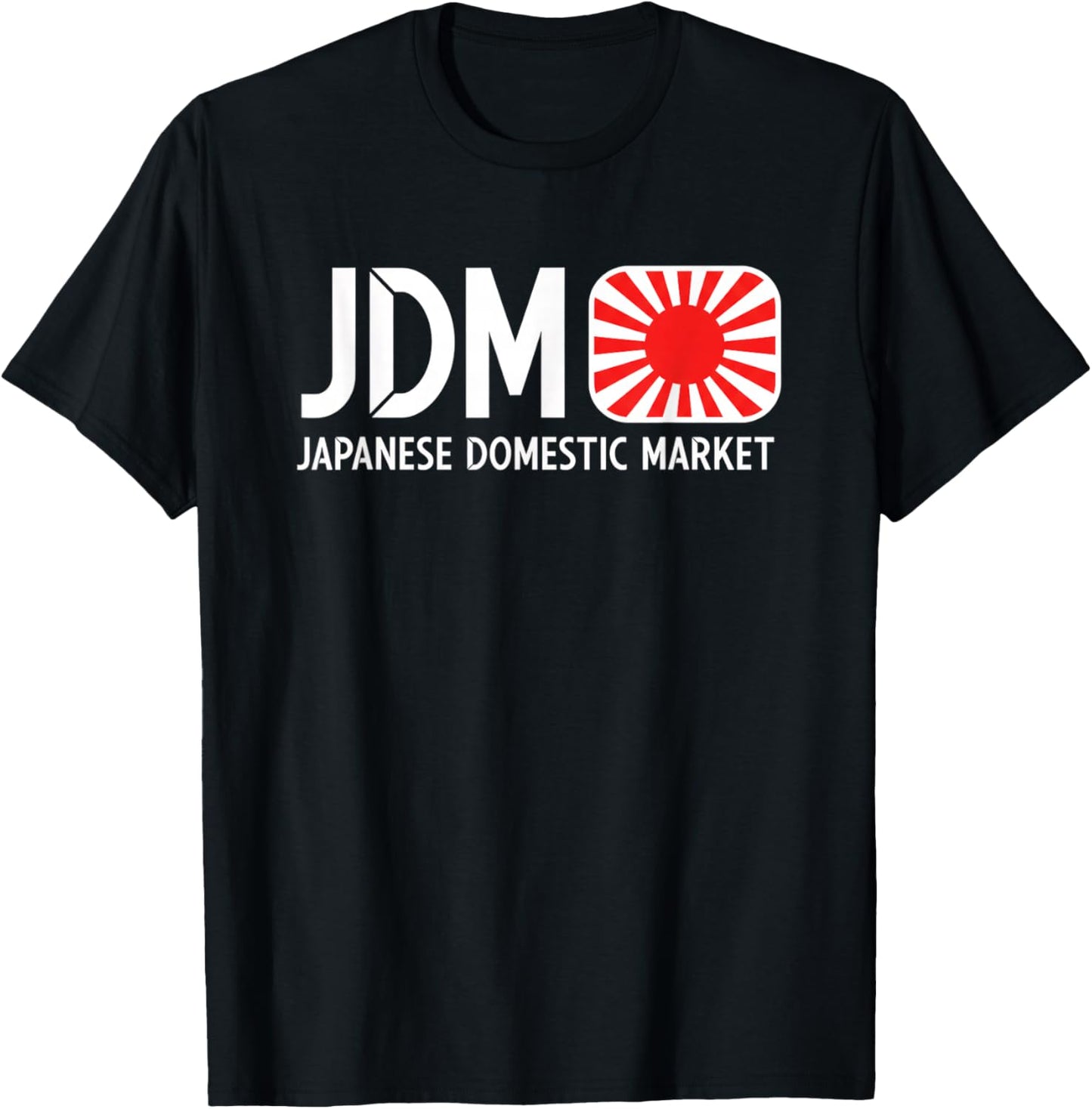 Japan JDM Japanese Domestic Market JDM Car Culture Logo T-Shirt - T-Shirt | Black