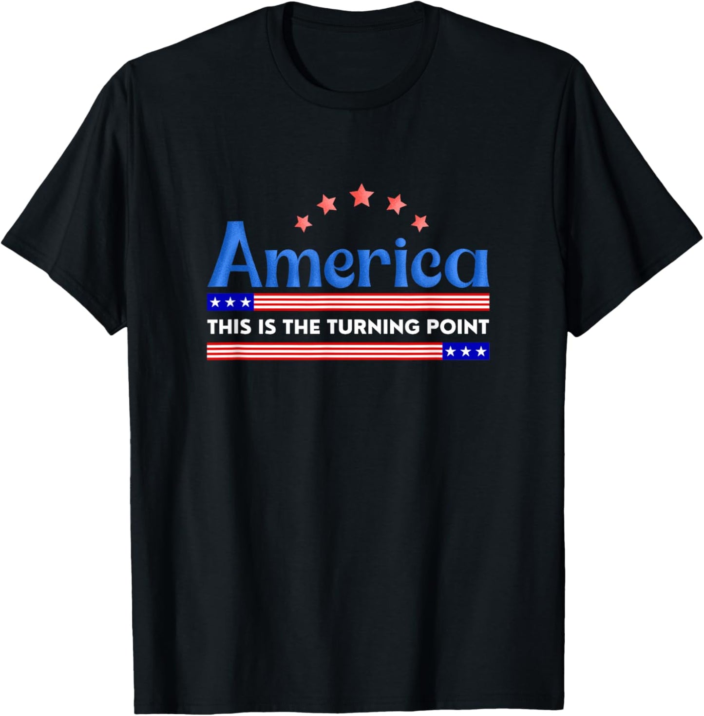This is The Turning Point USA Flag Women Teens T-Shirt - T-Shirt | Black