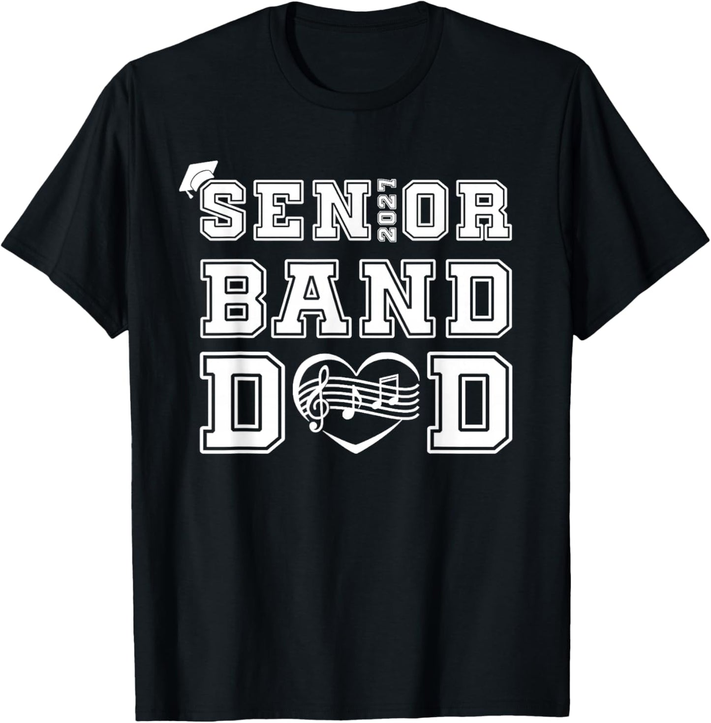 Senior Marching Band Dad Class of 2027 Senior Night Men T-Shirt - T-Shirt | Black