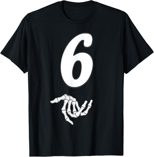 Funny 67 Six Seven Meme Couple Matching Halloween Costume T-Shirt - T-Shirt | Black