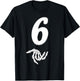 Funny 67 Six Seven Meme Couple Matching Halloween Costume T-Shirt - T-Shirt | Black