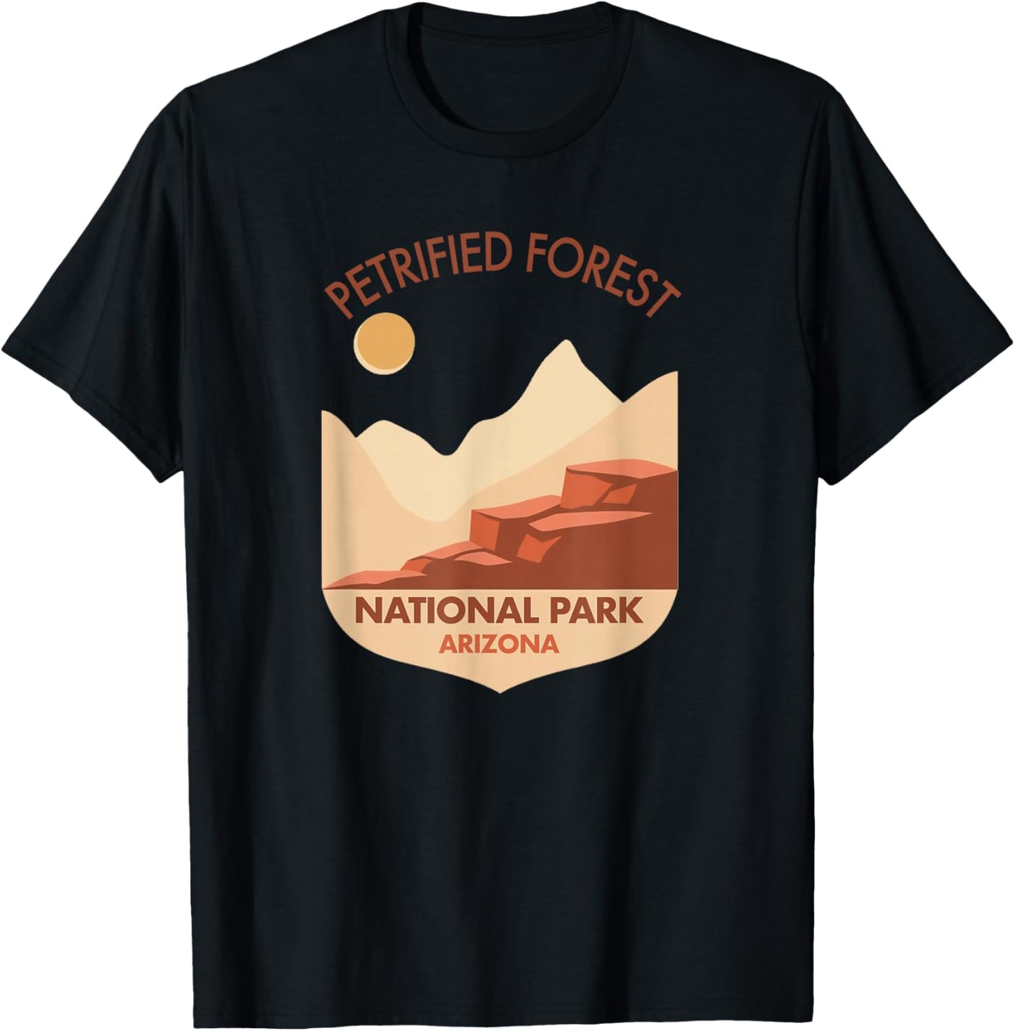 Petrified Forest National Park Souvenir Arizona Men Women T-Shirt - T-Shirt | Black