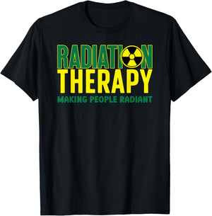 Funny Radiation Therapy Radiation Therapist Rad Therapist T-Shirt - T-Shirt | Black