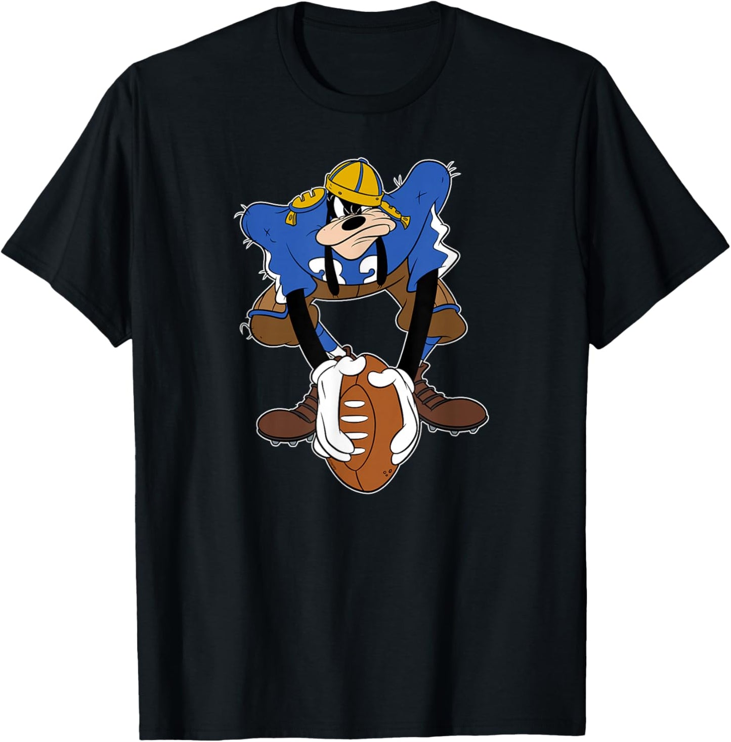 Disney Sports Goofy Football Team Player T-Shirt - T-Shirt | Black