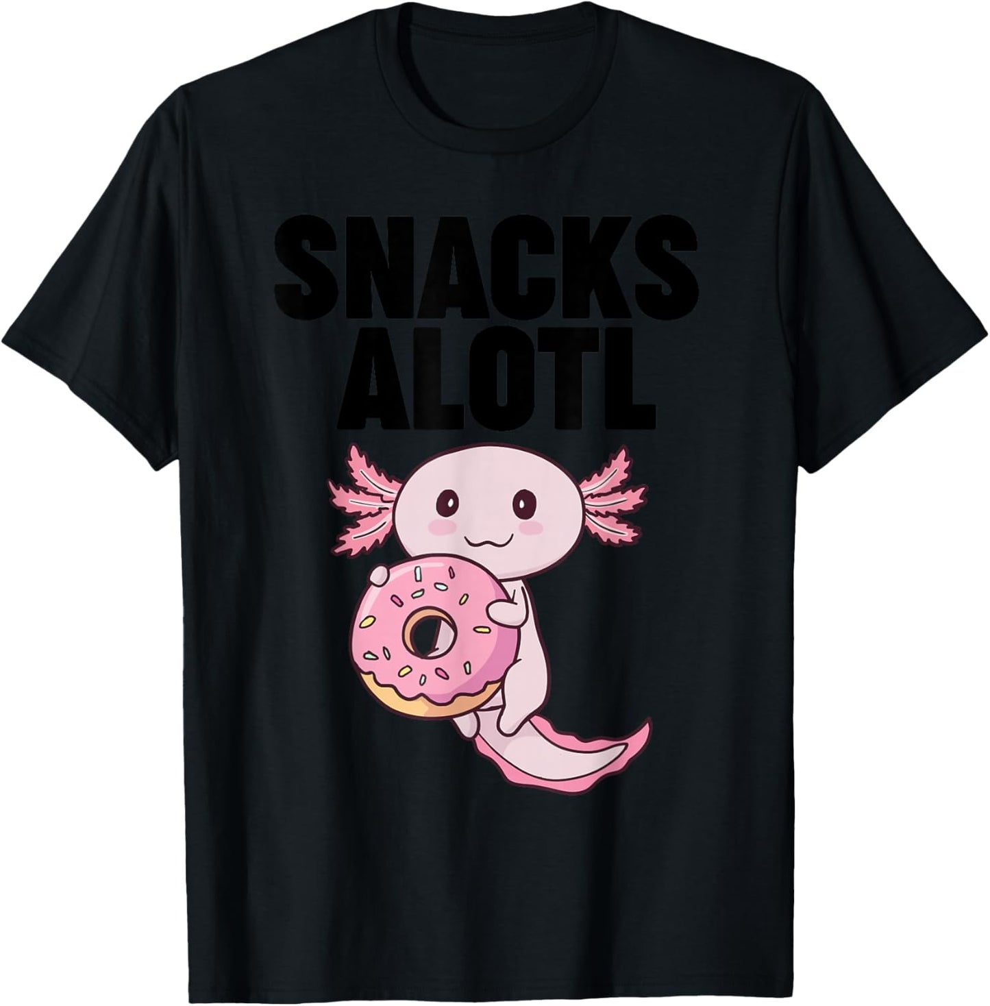 Axolotl SnacksAlotl T-Shirt - T-Shirt | Black