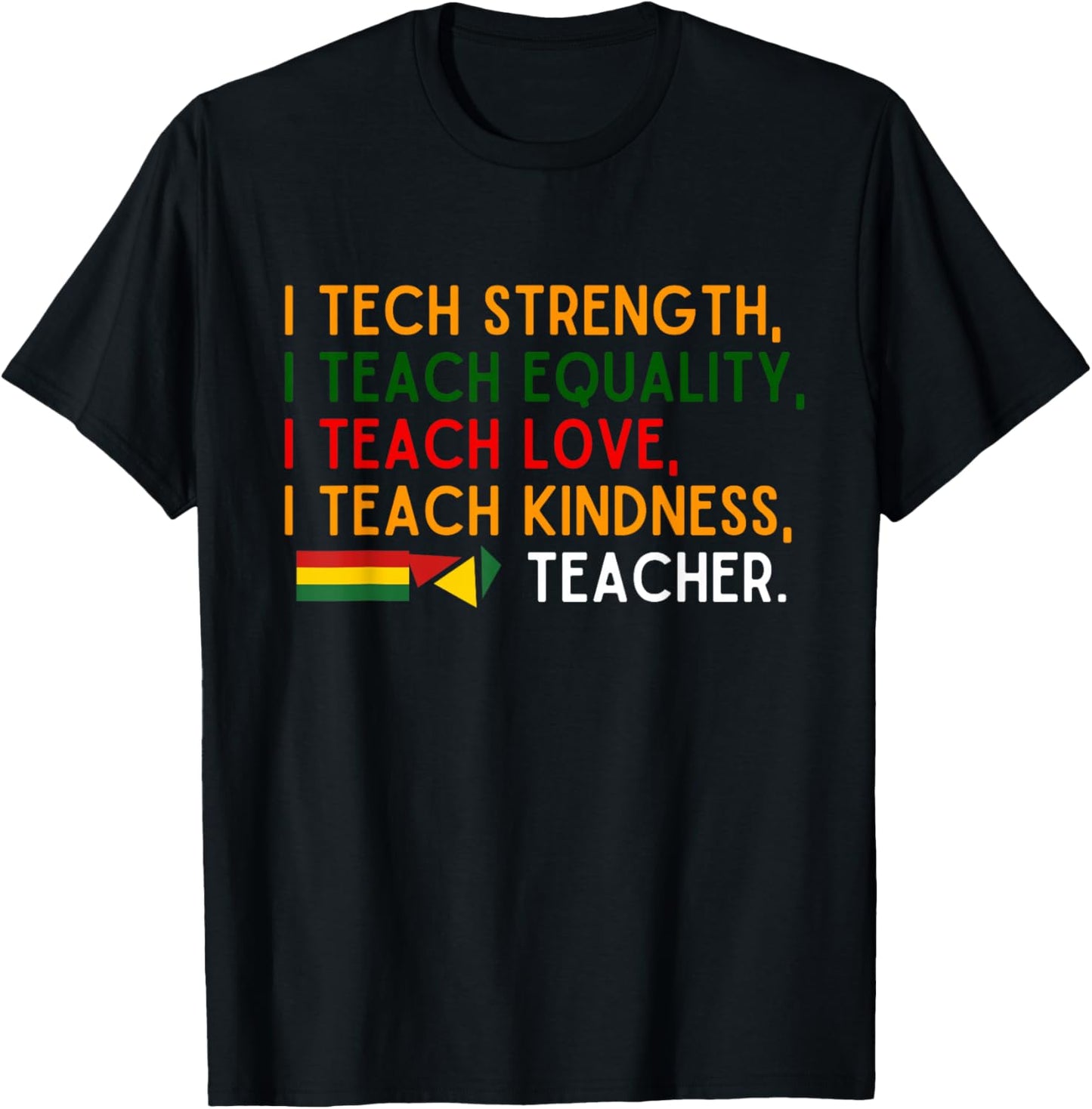 Black History Celebration Apparel Teachers African American T-Shirt - T-Shirt | Black