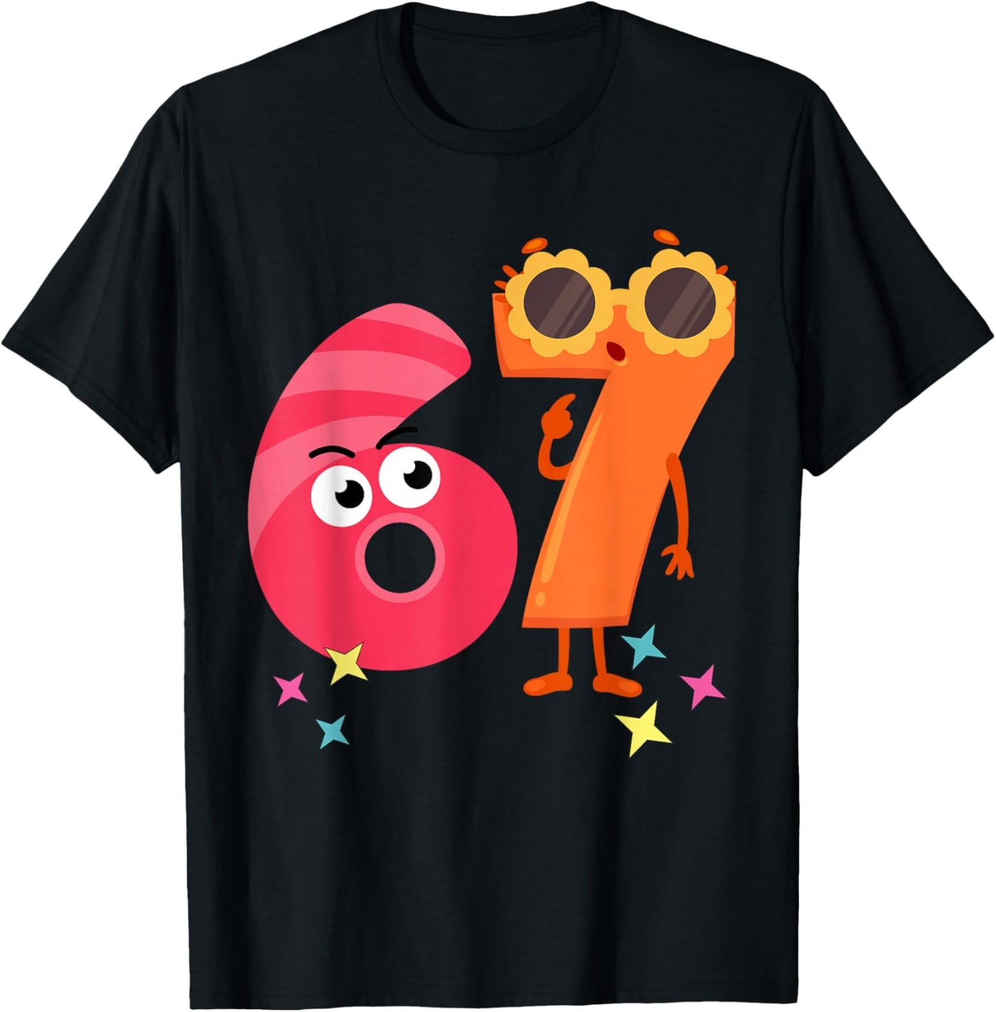 67 Meme for Teachers T-Shirt - T-Shirt | Black