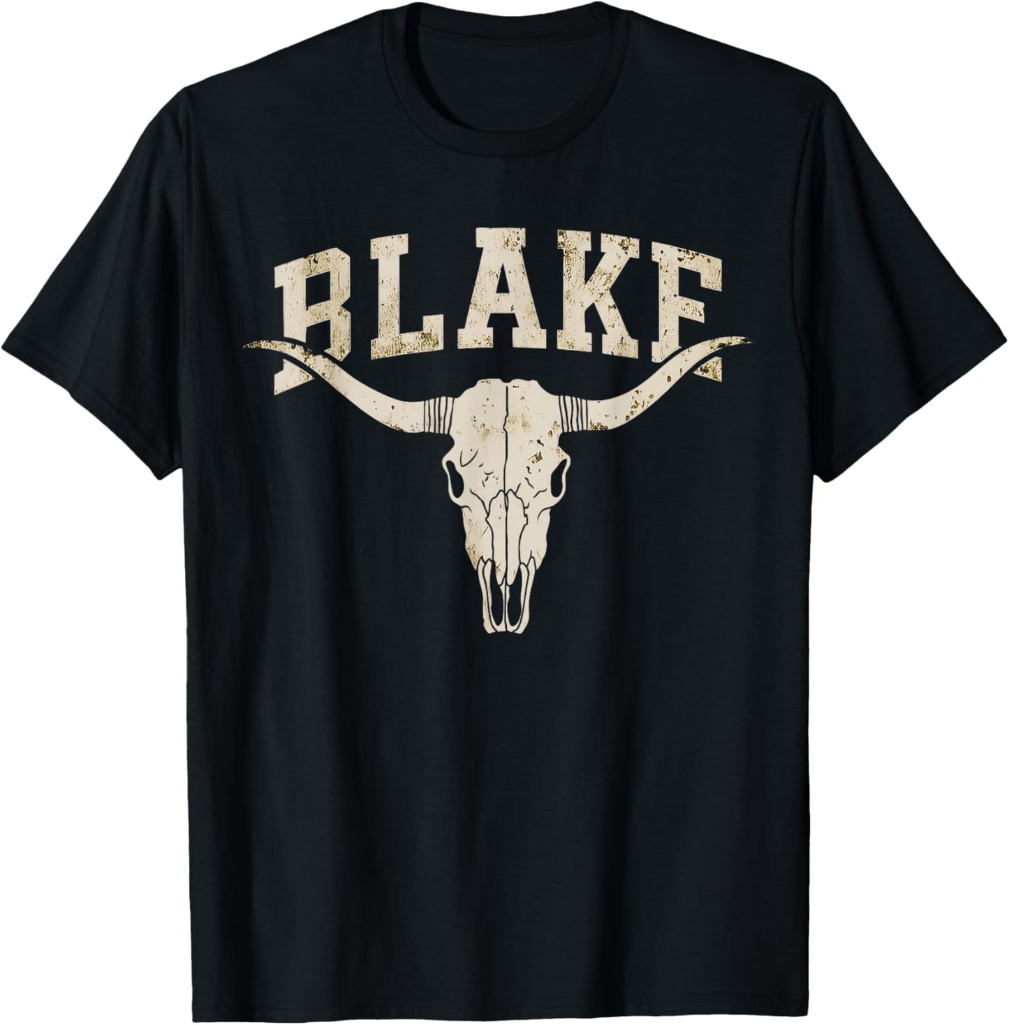 Vintage Blake Name Pride Gift Women Kid Boy Girl T-Shirt - T-Shirt | Black