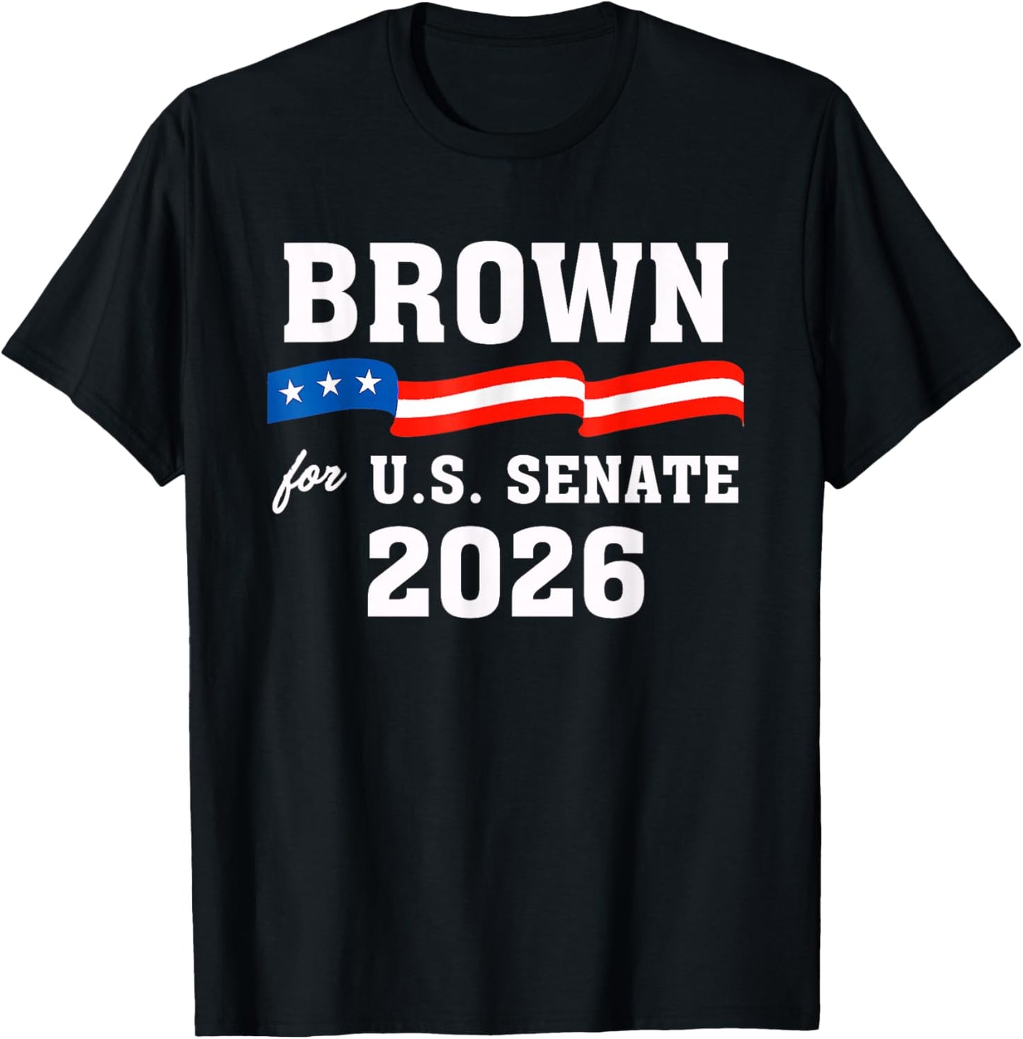 Sherrod Brown for U.S. Senate from Ohio 2026 Vintage T-Shirt - T-Shirt | Black